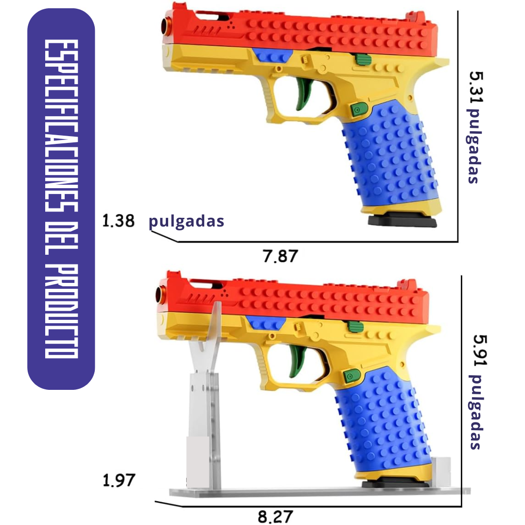 Pistola de Bloques de Construcción